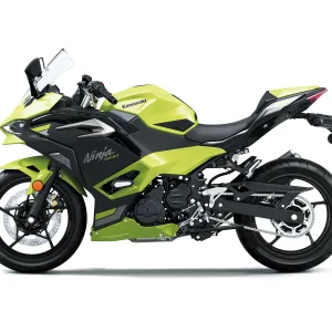 2026 NINJA® 500 SE ABS Left View Metallic Yellowish Green Ebony 300x300