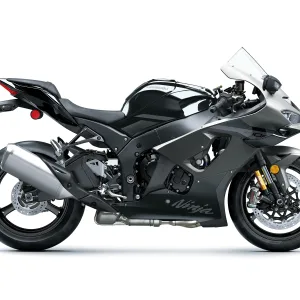 2026 NINJA® ZX™ 10R Right View Metallic Matte Graphenesteel Gray Metallic Spark Black 300x300