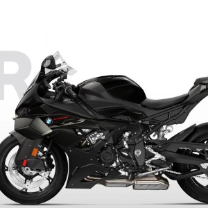 bmw s 1000 rr left view black