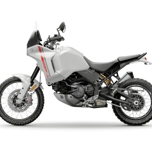 ducati desertx 937 matt star white silk left view