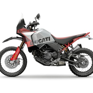 ducati desertx rally iron giant livery left view