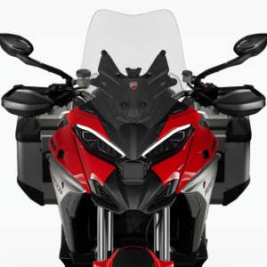 ducati multistrada v4 rally adventure travel & radar ducati red head