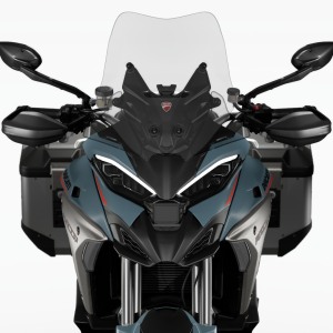 ducati multistrada v4 rally adventure travel & radar jade green head