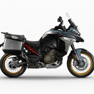 ducati multistrada v4 rally adventure travel & radar jade green main